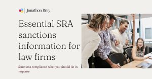 Essential SRA sanctions information for law firms